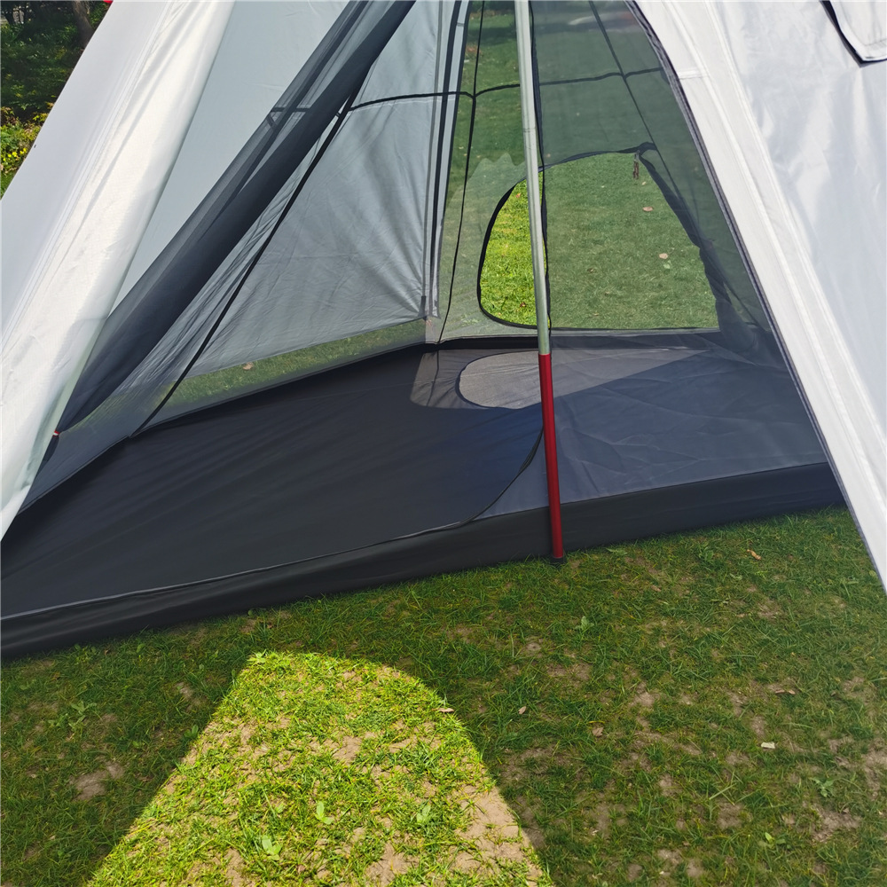 Cheap Goat Tents Ultralight Pyramid Outdoor Indoor Tent Summer Mesh Tent Portable Hiking Camping Tepee Inside Tent 2022 New   